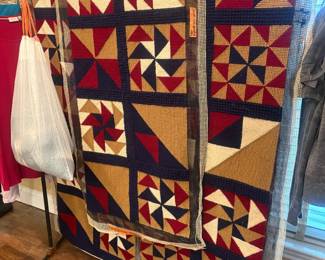 3 panel needlepoint. Create a large rug, a runner or a large wall hanging. Matching yarn included