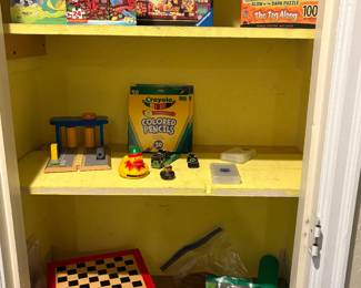 6 games in one, cards, puzzles, toy cars