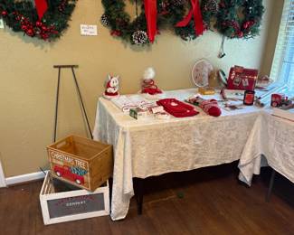 Wreaths for every window, new towels, socks and candles