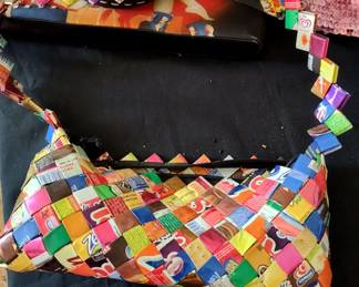 Candy wrapper collectible purse