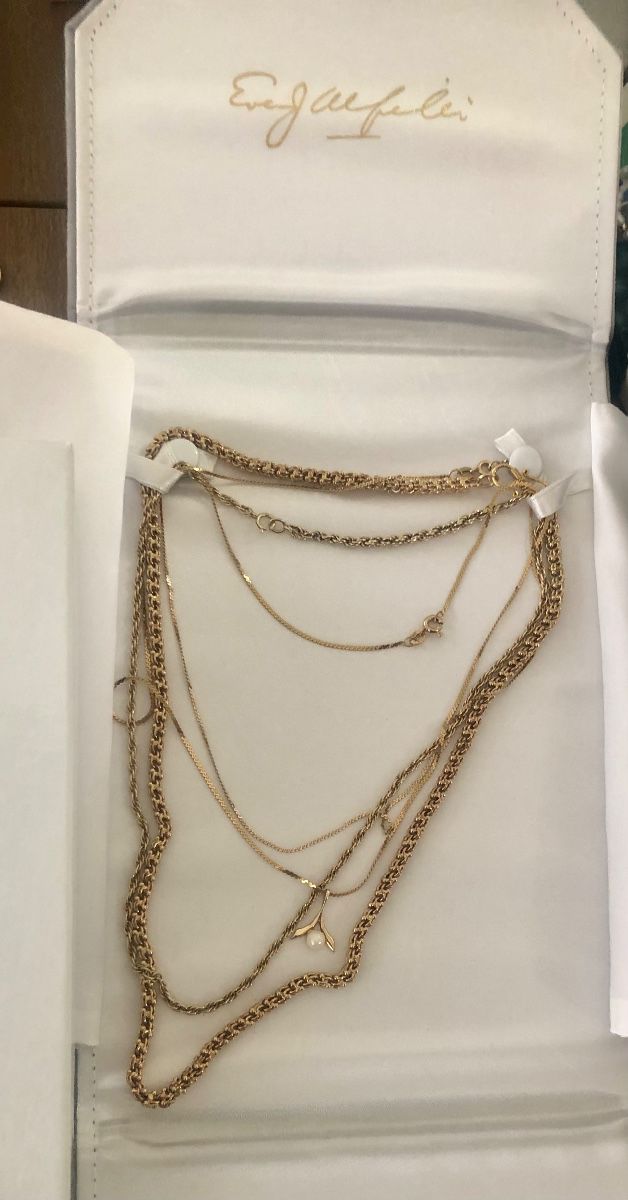 14k Gold Necklaces by Designer Eve Alfille