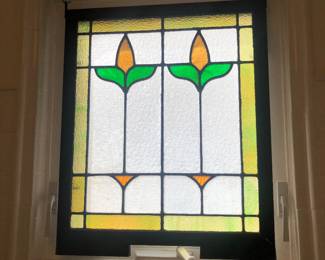 One of 3 Stained Glass Windows