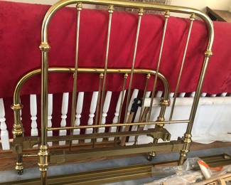 Brass bed