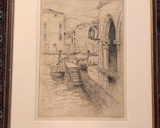 Other Art: Bertha Jacques (1863-1941) Founded Chgo.Society Etchers