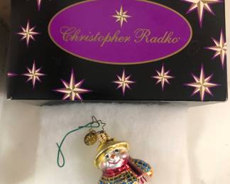 Excellent Christmas including Christopher Radko