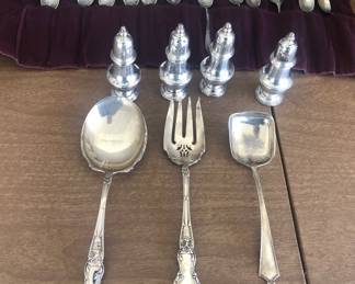 Sterling Silver Flatware, Shakers & Serving Pieces