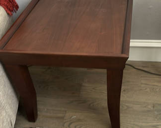 Lot 82: Rectangular Solid-wood Side Tables