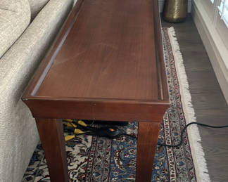 Lot 37: Wood Console/ Sofa Table