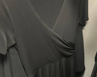 Lot 240: Assorted Black Women's Clothing Including Skirts, Dress, and Blazer