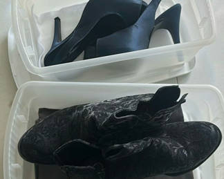 Lot 226: Lulu Townsend Slingback Heels and Jessica Ankle Boots