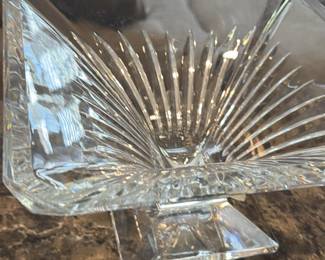 Lot 106: Waterford Square Bowl Lismore Pattern