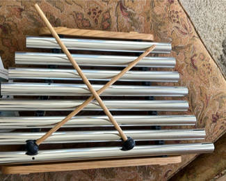 Lot 57: Pipedream Chime Instrument with Mallets and Songbooks