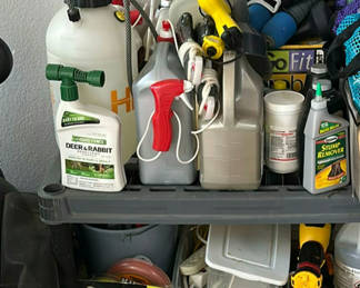 Lot 11: Assorted Garden Sprayers and Yard Supplies