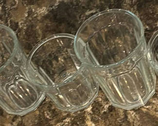 Lot 146: Assorted Glass Tumblers, Glass Bowls, and Plastic Food Storage Containers