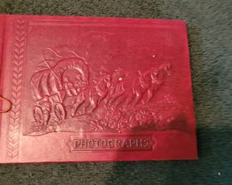 Vintage Photograph Album filled with early black and white photographs
