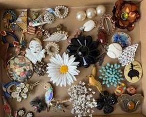 Some of the 1,000's of pieces of Fine Jewelry to Fabulous Vintage Costume, Necklaces to Earrings to Brooches to Tiffany to (Names like Napier's, Monet,Trifari, So Very Much More Jewelry to Follow!