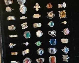 Some of the 1,000's of pieces of Fine Jewelry to Fabulous Vintage Costume, Necklaces to Earrings to Brooches to Tiffany to (Names like Napier's, Monet,Trifari, So Very Much More Jewelry to Follow!