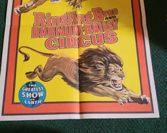 AWESOME Ringling Bros and BARNUM & BAILEY CIRCUS POSTER
