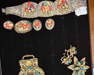 Some of the 1,000's of pieces of Fine Jewelry to Fabulous Vintage Costume, Necklaces to Earrings to Brooches to Tiffany to (Names like Napier's, Monet,Trifari, So Very Much More Jewelry to Follow!