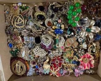 Some of the 1,000's of pieces of Fine Jewelry to Fabulous Vintage Costume, Necklaces to Earrings to Brooches to Tiffany to (Names like Napier's, Monet,Trifari, So Very Much More Jewelry to Follow!