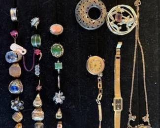Some of the 1,000's of pieces of Fine Jewelry to Fabulous Vintage Costume, Necklaces to Earrings to Brooches to Tiffany to (Names like Napier's, Monet,Trifari, So Very Much More Jewelry to Follow!