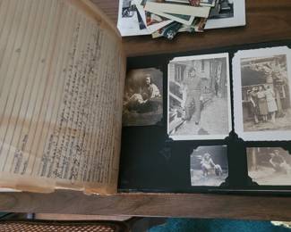 An Original U.S. MARINES Service Album "SEMPER FIDElLIS" loaded with Original Black and White Photographs covering from WWII from the AXIS TO SAIPAN