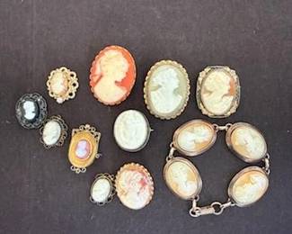 Some of the 1,000's of pieces of Fine Jewelry to Fabulous Vintage Costume, Necklaces to Earrings to Brooches to Tiffany to (Names like Napier's, Monet,Trifari, So Very Much More Jewelry to Follow!