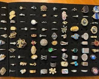 Some of the 1,000's of pieces of Fine Jewelry to Fabulous Vintage Costume, Necklaces to Earrings to Brooches to Tiffany to (Names like Napier's, Monet,Trifari, So Very Much More Jewelry to Follow!