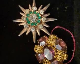 Some of the 1,000's of pieces of Fine Jewelry to Fabulous Vintage Costume, Necklaces to Earrings to Brooches to Tiffany to (Names like Napier's, Monet,Trifari, So Very Much More Jewelry to Follow!