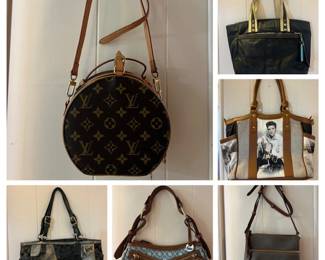 Louis Vuitton, Dooney Bourke, Coach, Cole Haan Purses