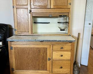 Antique Hoosier kitchen cabinet