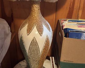 MCM Ceramic Lamp