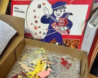 Vintage 1950's Cracker Jack Prizes and Book