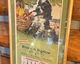 Vintage Advertising Calendar