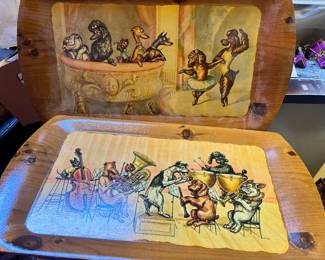 Kanine Kapades Wooden Snack Trays 