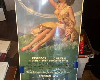 Vintage Advertising Calendar