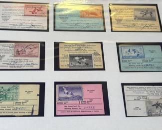 Vintage Hunting and Fishing Licenses