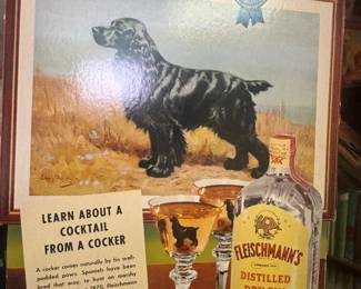 Fleischmann's Gin Advertising Print