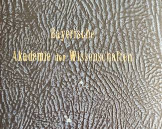 Leather Bound Bavarian Academy of Sciences and Humanities