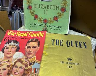 Vintage Coronation of Queen Elizabeth II Emphemera