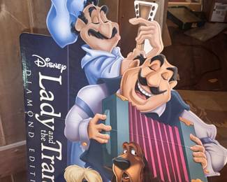 Lady and the Tramp Cardboard Cutout Standup Sign