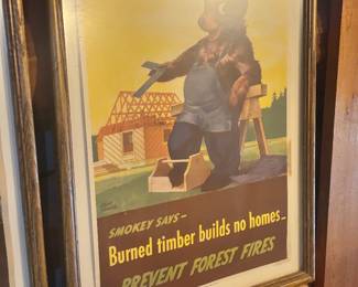 Smokey the Bear Poster - 1940s