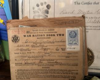 War Ration Books