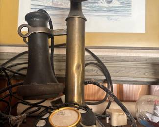 Vintage Brass Telephone