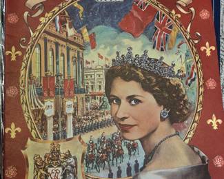 Queen Elizabeth Coronation Coloring Book