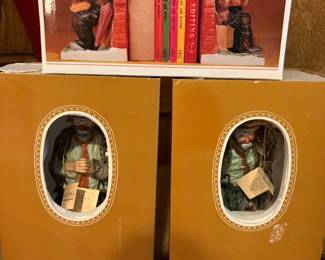 Emmett Kelly JR Figures and Book Ends 