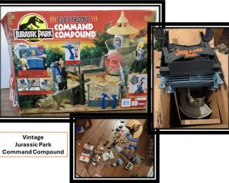 Vintage Jurassic Park Command Compound 