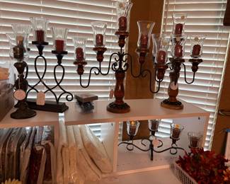 Vintage Candle Holders with Cups 