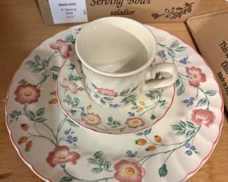 Briar Rose 3 pieces place setting  by Churchill, 1993 – 1998, Discontinued.   - Have 13 sets 