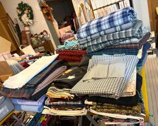 Cotton and Flanel plaid fabrics 